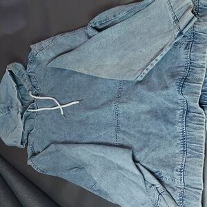 Denim/jean hoodie